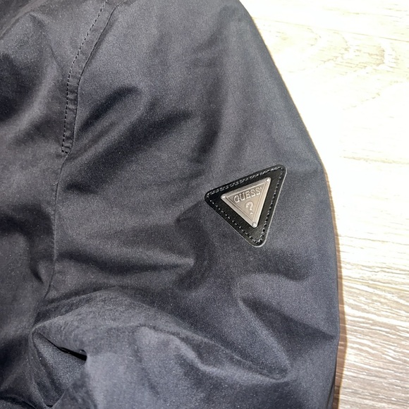 GUESS Sherpa lined military jacket. Size L. NWT - Picture 5 of 7